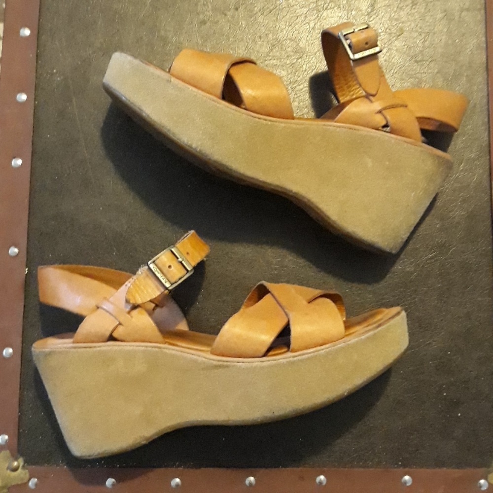 KORK-Ease leather sandals size 8